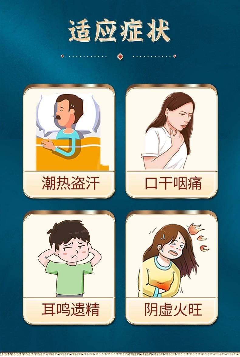 【中国直邮】  仲景 知柏地黄丸 肾阴虚 火旺内热 调理滋阴降火 360丸/盒 5盒