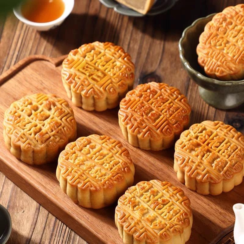 【中國直郵】 杏花樓 玫瑰豆沙月餅 散裝1個