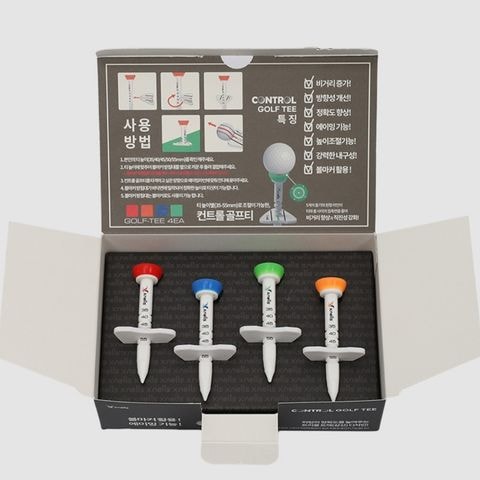 韩国 Xnells 可调节高尔夫球钉 红色的 1pack