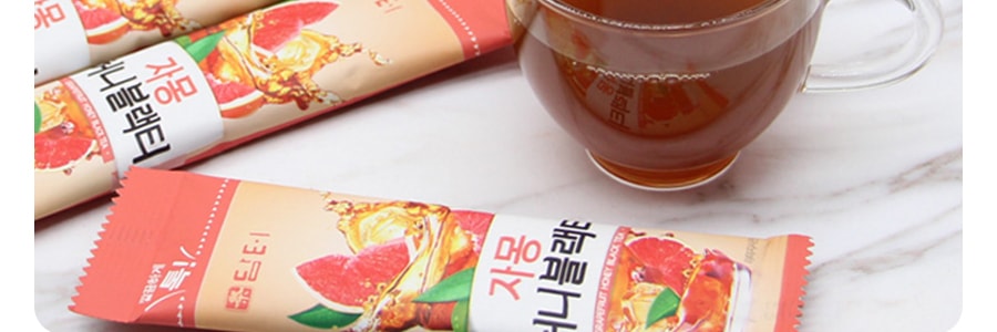 韓國DAMTUH丹特 西柚蜂蜜紅茶即溶果汁 15條入 195g