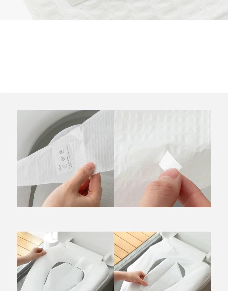 10 PIECES DISPOSABLE TOILET MAT