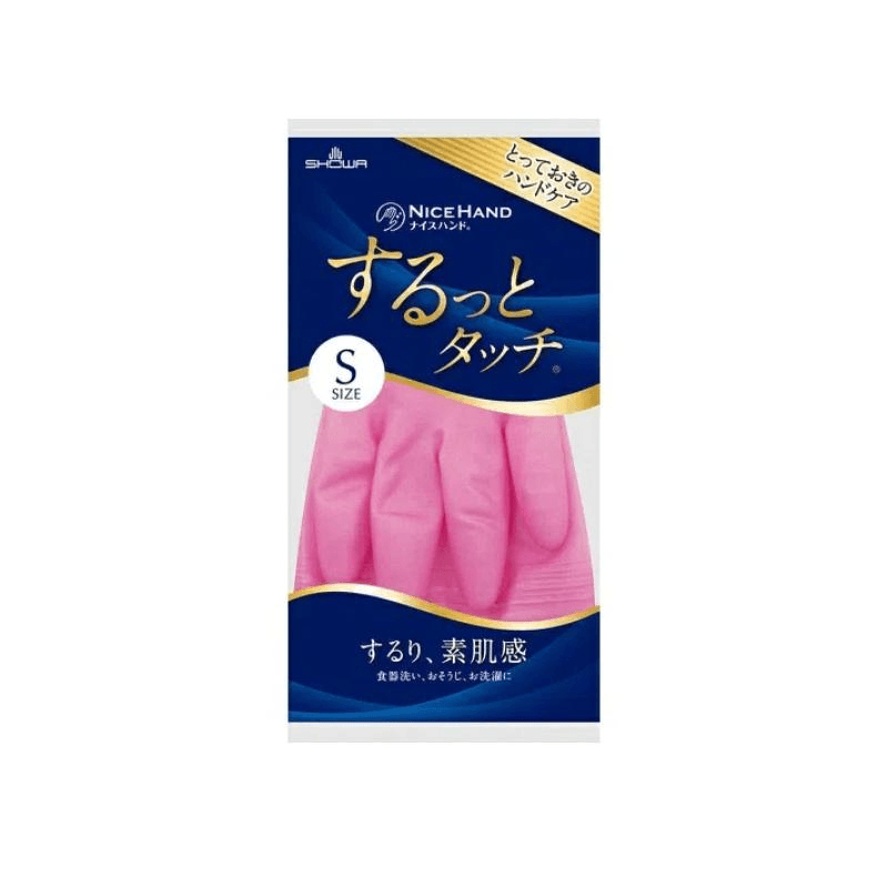 【日本直邮】 日本 昭和产业 NICEHAND 厨房清洁手套洗碗手套丝滑触感薄款S码