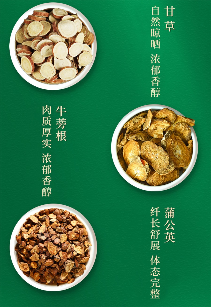 【中国直邮】同仁堂 蒲公英菊花枸杞决明子茶清肝养目 滋补肝肾 150g(5g×30袋)