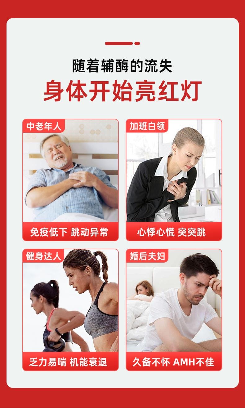 【中國直郵】 同仁堂禦膳 癒頤生牌輔酶Q10軟膠囊 保護心血管 心臟 心肌