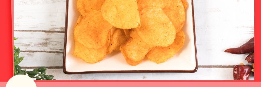 日本CALBEE卡樂比 熱浪洋芋片 辣味 80g