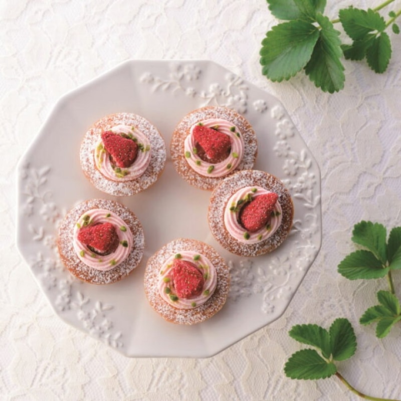 【日本直邮】日本洋菓子名店BONCHAPERAI TUTUTART 草莓鲜奶蛋挞  3枚装