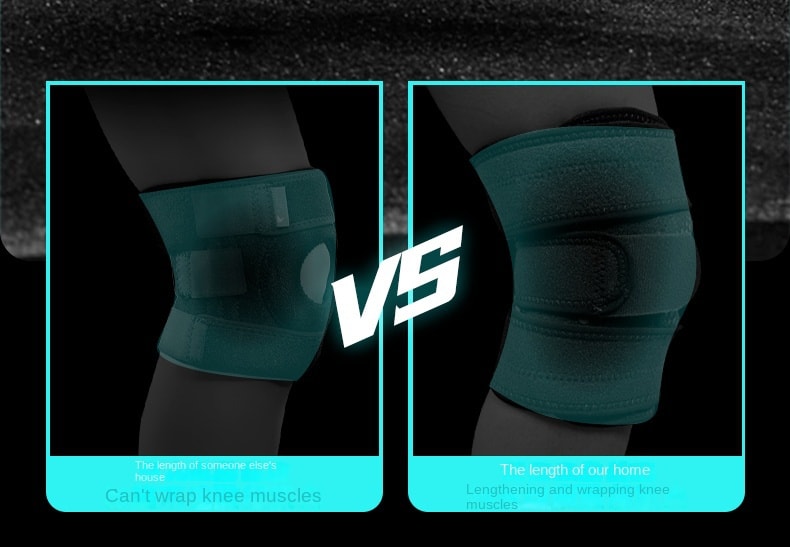 【輪滑世界冠軍郭丹代言品牌】 中國 和正HEZHENG 專業支撐運動減壓護膝 黑色 1件(單裝)