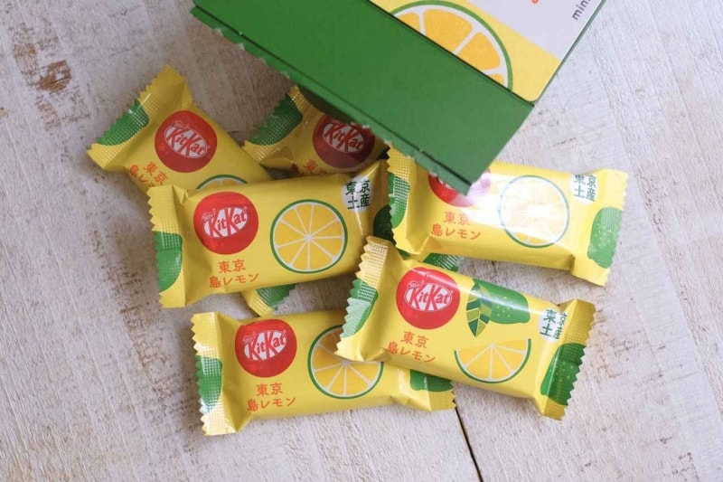 【日本直邮】 KIT KAT地域限定 东京小笠原岛限定 岛柠檬味巧克力威化 10枚装