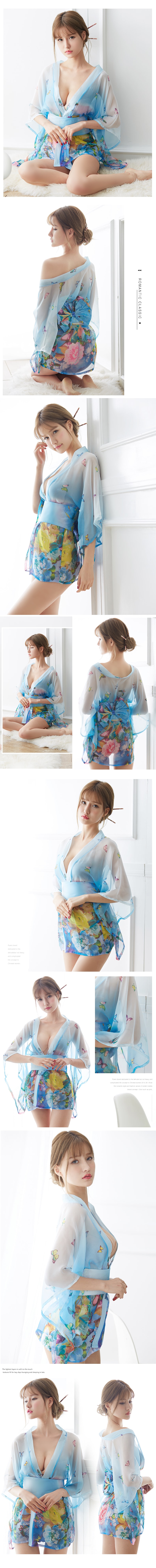  Pure beauty beautiful and sexy kimono. Butterfly Springs. One size
