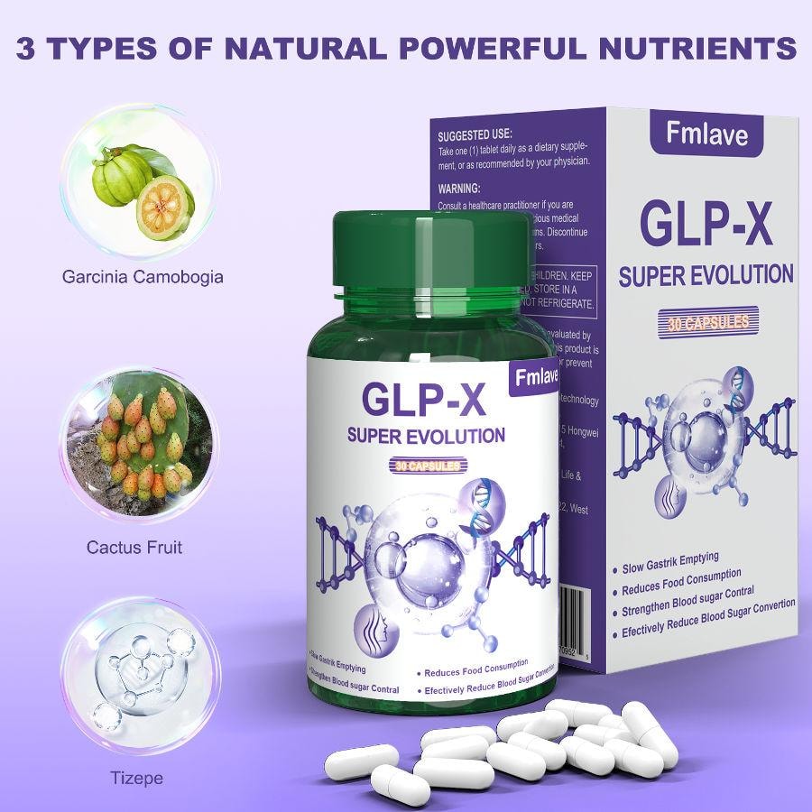 美國 FMLAVE GLP-X 膠囊 - 食慾抑制與控製糖支持 100mg x 30粒