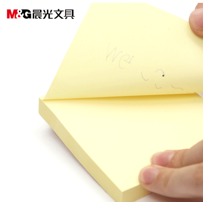 [中国直邮]晨光M&G 自粘性便条纸 便利贴 100页 YS-03 2本装