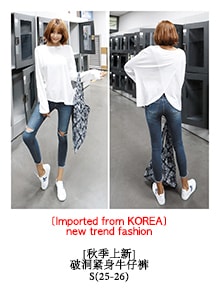 KOREA Flower Printed Puff Sleeve Blouse Shirt #Blue One Size(S-M) [Free Shipping]