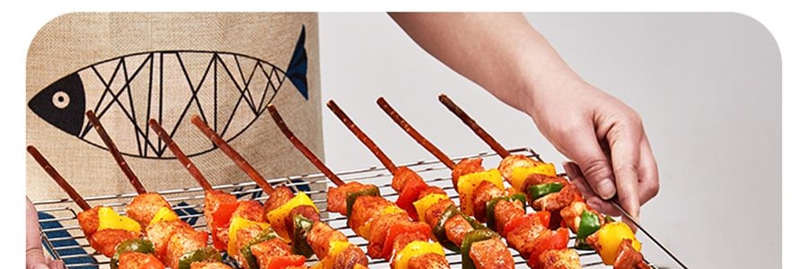 尚烤佳 烤魚爐烤肉爐 長方形不鏽鋼烤魚盤 37.5*28*12.5cm