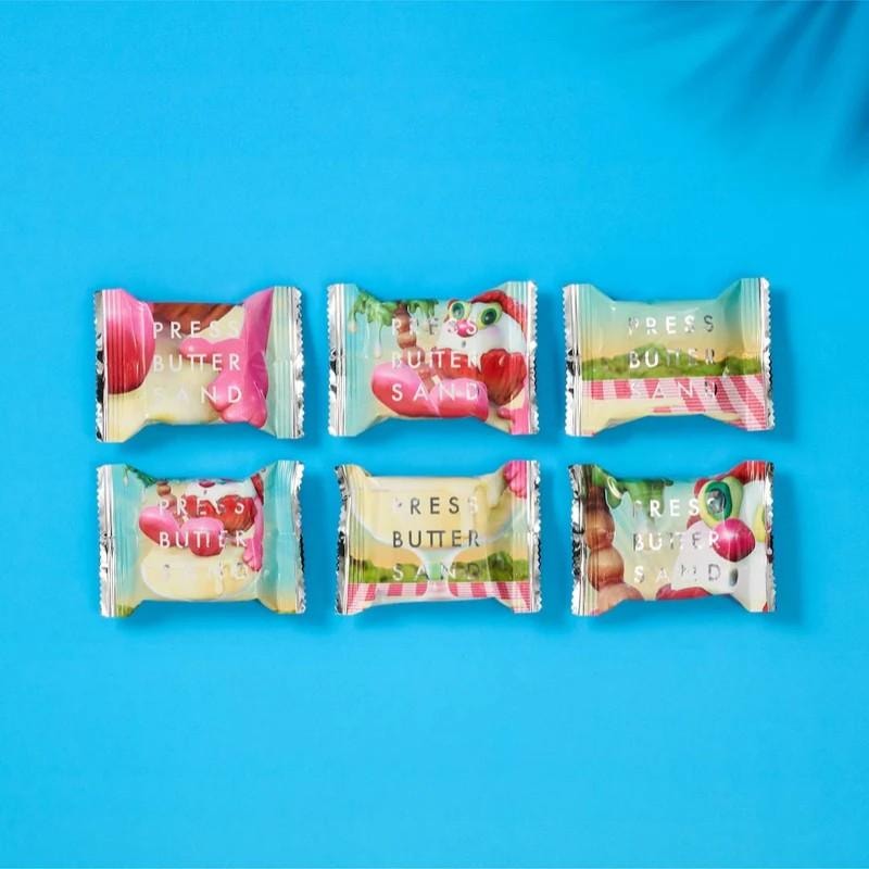 【日本直邮】 日本 press butter sand 艺术家联名限定款 香草椰子黄油夹心曲奇 4枚装