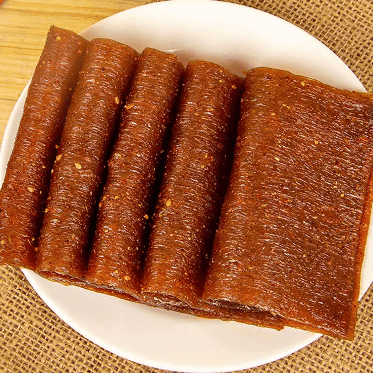 【中国直邮】 张奇龙 唐僧素肉牛排辣条   儿时经典零食怀旧大辣片 5袋*20g