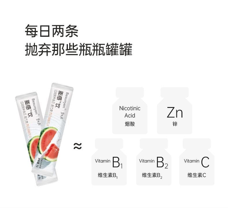 【中国直邮】 碧生源 膨感饮 代餐遇水膨胀饮餐前饱腹管理感饱饮正品 西柚百香果味 5g*10袋/盒