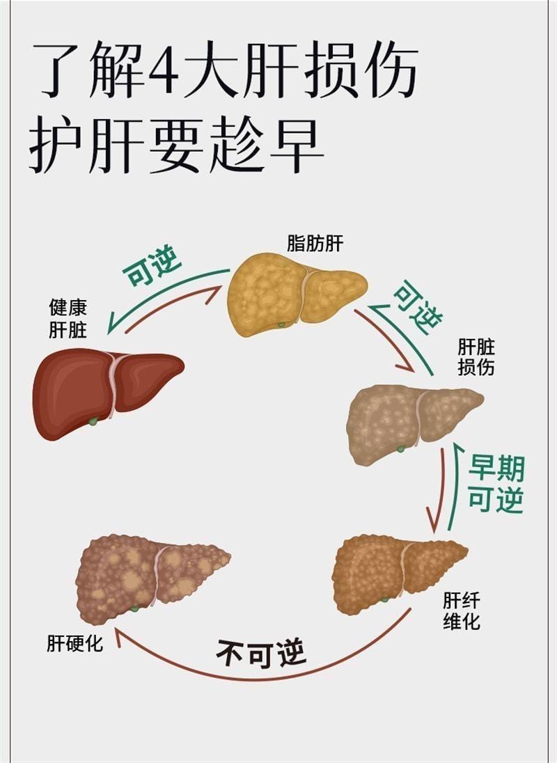 【中国直邮】 维特健灵 健肝宝 理肝气 养肝血 调肝火 缓解应酬养护熬夜肝解喝酒疲劳加班 60粒/盒