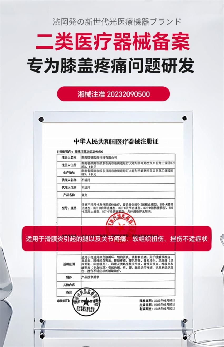 【中國直郵】 澀岡 膝關節疼痛專用膏 滑膜炎膏藥貼 膝蓋遠紅外線消炎止痛理療熱敷貼 10貼/盒