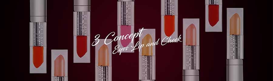 3 Concept Eyes Lip Cheek (5 colors) 4.8g