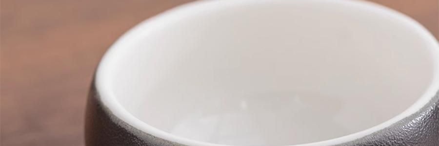 南山先生 熊猫茶具 陶瓷侧把茶具礼盒 便携式旅行茶具套装 黑白品杯 1壶+2杯+1收纳包