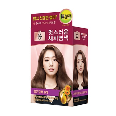    Hair dye plant natural pure non-irritating 6N LIGHT BROWN