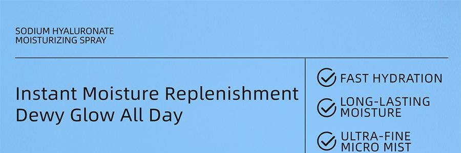 RELLET頤蓮 玻尿酸補水噴霧 蘊含奈米級水解透明酸x冰川礦物水 300ml*2 不同版本隨機出貨【超值裝】