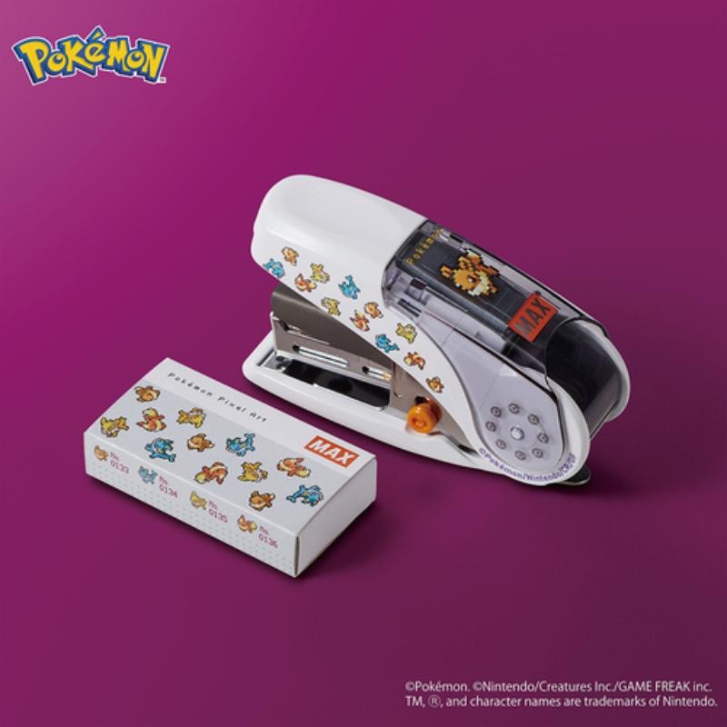 【日本直邮】MAX 宝可梦联名限定 订书机 白色