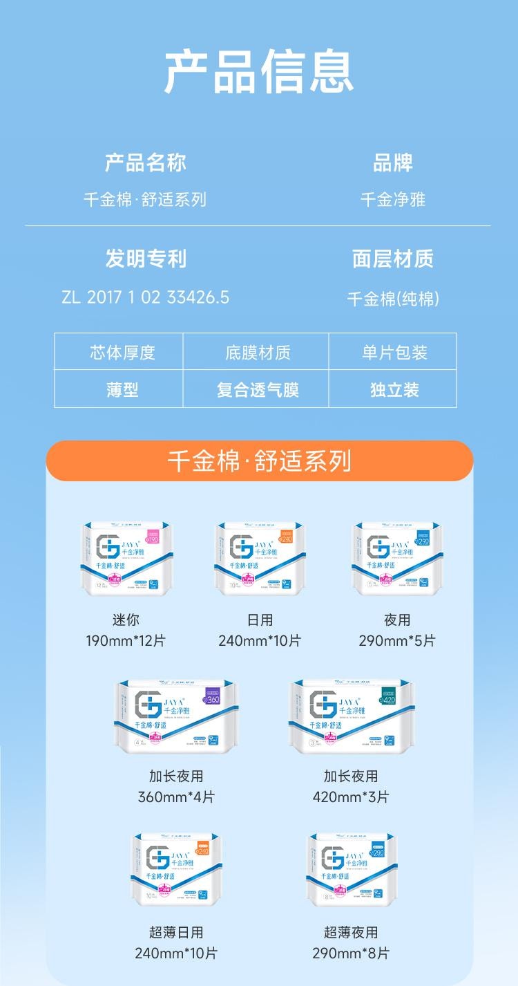 千金 藥局同步千金淨雅械字號 420mm*2包 6片裝 純棉超柔超長夜用衛生棉 防過敏中藥漢方植萃緩解經期不適