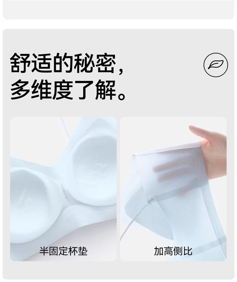 【中国直邮】 SecretWorld 无痕内衣女小胸聚拢隐形肤色粉底液细肩带 隐形肤 1条装 S码