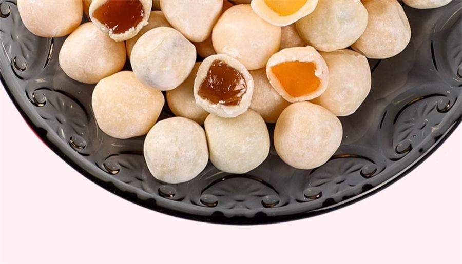 【中国直邮】 岳先生 脆皮鲜乳球 网红爆款休闲零食水果味夹心软糖108g/袋