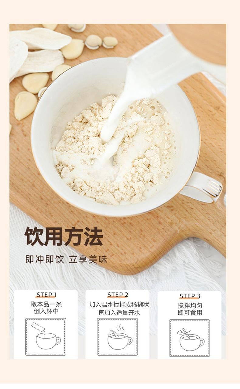 纤芊燃 燕窝胶原蛋白杏仁七白饮 代餐粉营养早餐【以白养白 素颜透亮】10g*7条