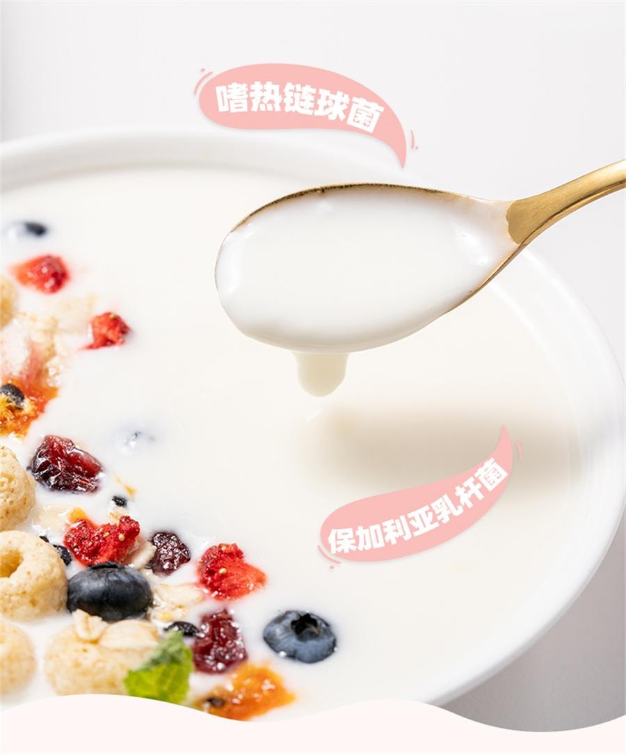 【中国直邮】 安琪 百钻酸奶发酵菌1 0菌型双歧杆菌 益生菌粉 家用乳酸菌种发酵剂 8g*1包 内含8小包