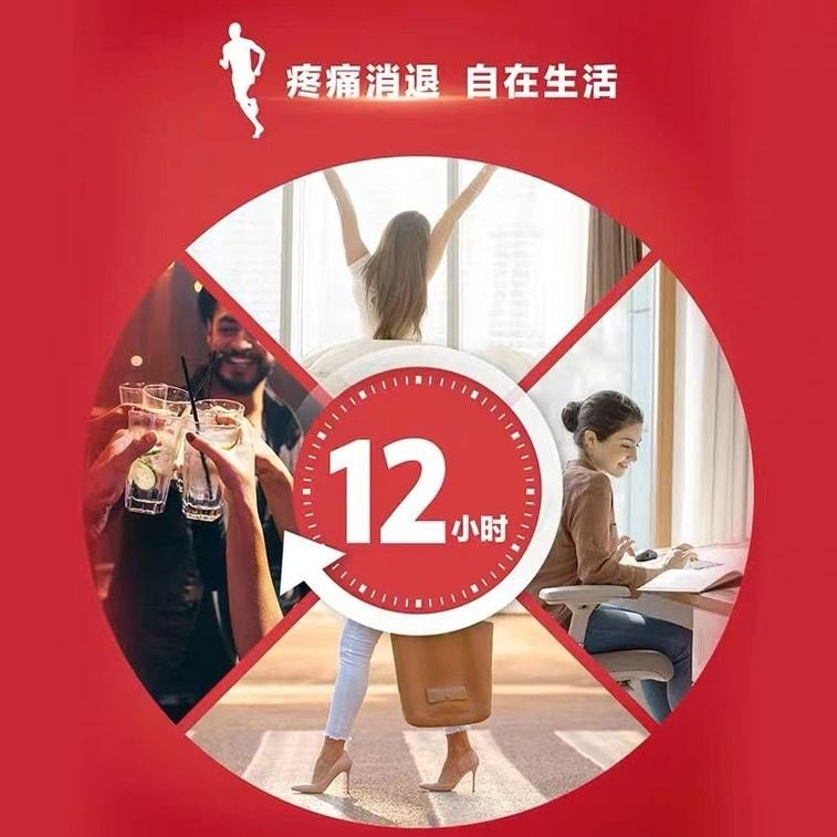 【中國直郵】 芬必得 布洛芬緩釋膠囊解熱鎮痛感冒流感偏頭痛牙關節痛 0.3g*24粒