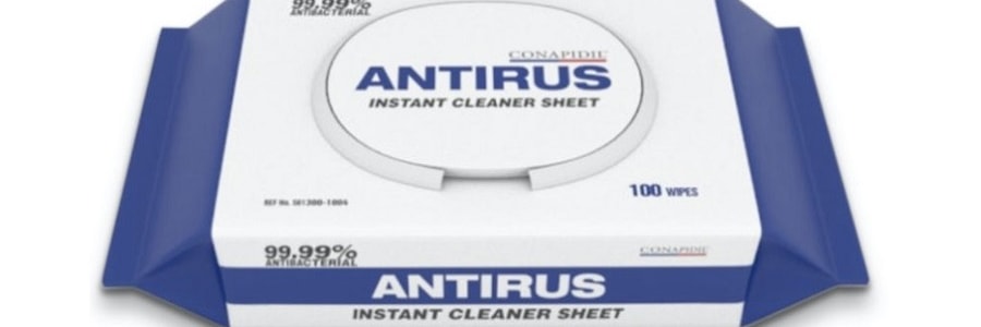 韓國ANTIRUS 清潔濕紙巾 濕紙巾 100片入