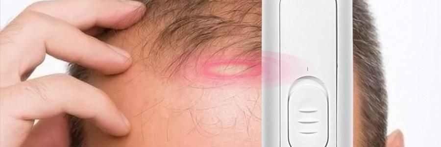 K·SKIN金稻 头皮按摩梳 防静电梳 负离子红光电动按摩梳子 护发防脱保健梳 KD3801 白色