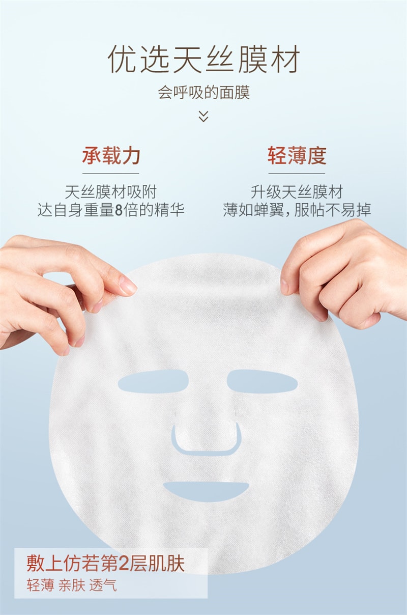 【中国直邮】 儒意 烟酰胺美白补水面膜 祛斑去黄气暗沉淡斑保湿提亮肤色 10片/盒