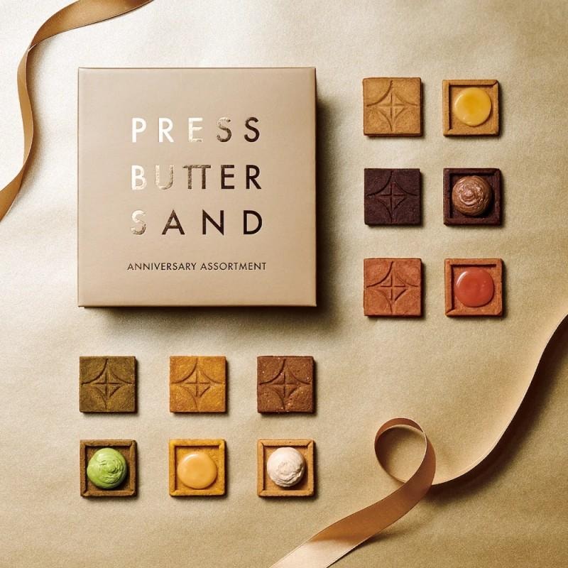 【日本直邮】 日本 press butter sand 周年限定 8种口味黄油饼干精选礼盒 8枚装