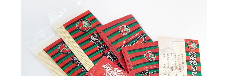 日本ICHIRAN 一蘭拉麵 博多細麵 2人食 258g 日版