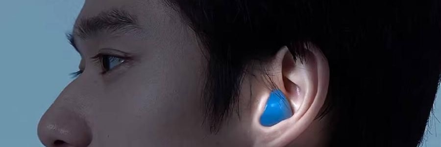 MDOG米度狗 矽膠泥可塑形耳塞 睡眠睡覺專用 超級隔音 晚上防吵神器助降噪靜音 6個裝藍色