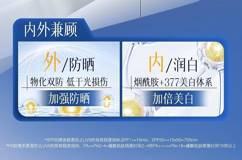 【中国直邮】 蜀风雅香 维特丝 防晒霜 高倍防晒 防水 防汗 防紫外线 美白 男女 军训 全身户外  国货销量TPO一   SPF50+   50ml