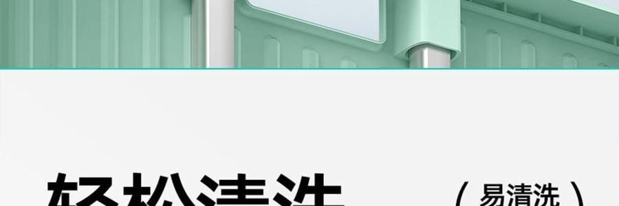 小帮手 买菜购物拉货可折叠便携轻便小推车 四轮万向轮 带盖板 65L 绿色