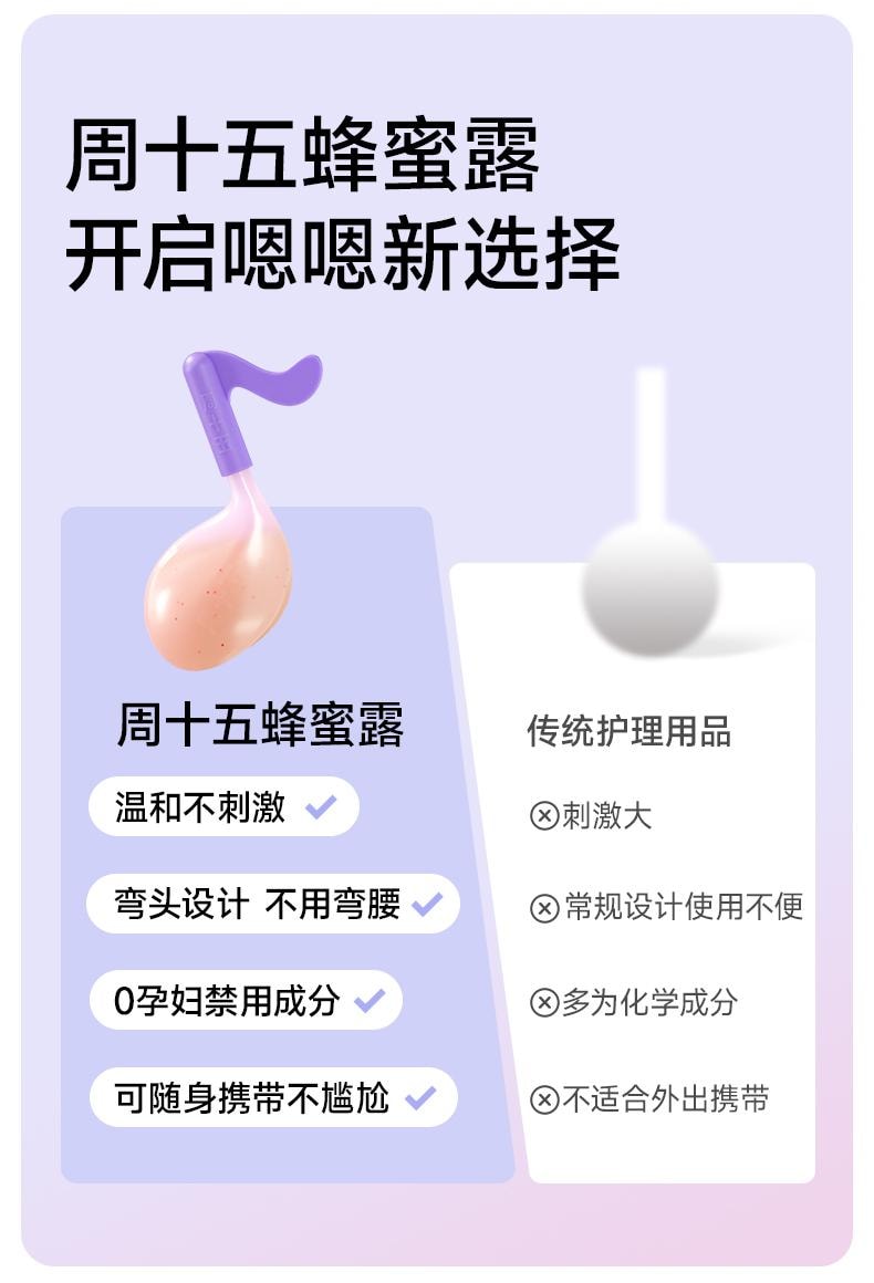 周十五 益生菌外用蜂蜜露孕产妇适用待产包旅行便携袋装1支*2袋