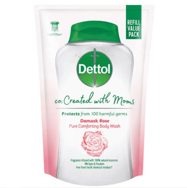 Demask Rose Pure Comforting Body Wash Refill Pack 450ml