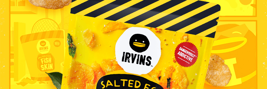 新加坡IRVINS 鹹蛋黃薯片 105g 原味
