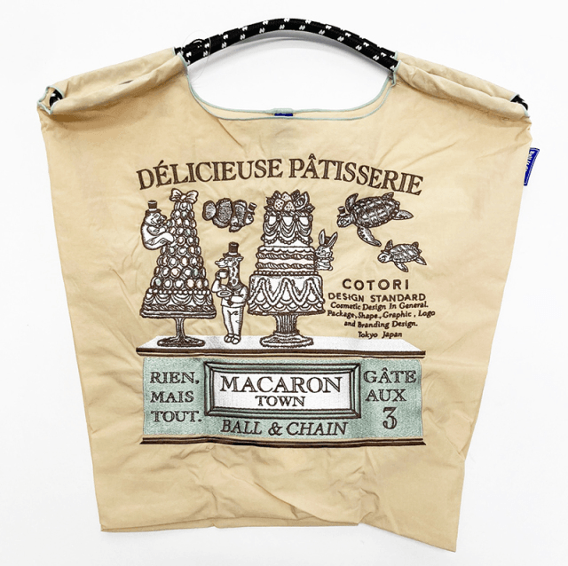 Ball&Chain 馬卡龍派對肩背包 米色M號 165g