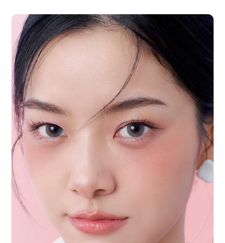 【中國直郵】Kilala/可啦啦 眼上腮紅系列 高透氧 維生素 美瞳日拋 害羞體質粉 Shy Pink 58%高含水 10片裝