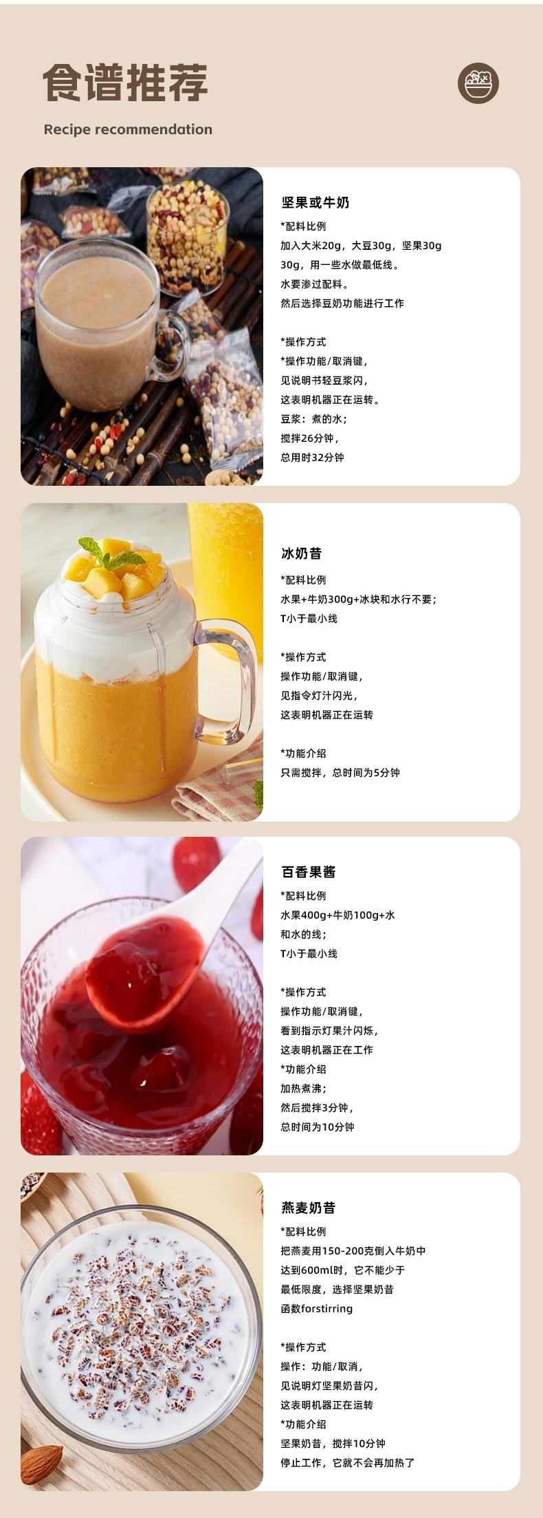 美國 C&C Lifestyle 304不鏽鋼智慧型1200ML大容量豆漿機 免濾便攜款 豆漿機 破壁機 自動清洗