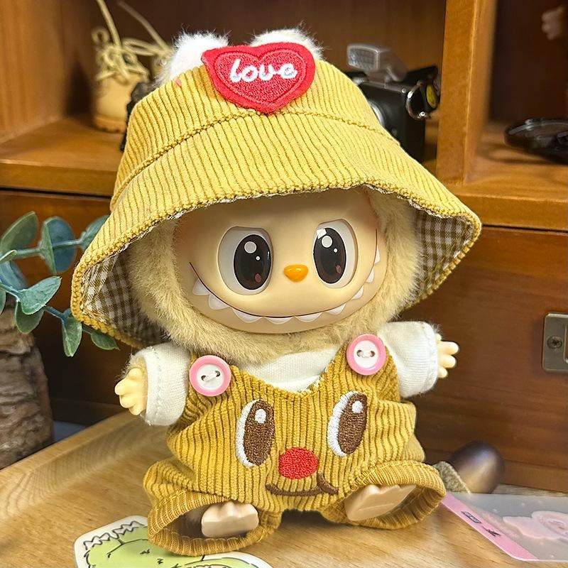 【中國直郵】 FOXTAIL Labubu拉布布娃衣 盲盒公仔衣服 毛絨套裝 可愛換裝-花裙子款(不含公仔) 1件*預計到達時間3-4週