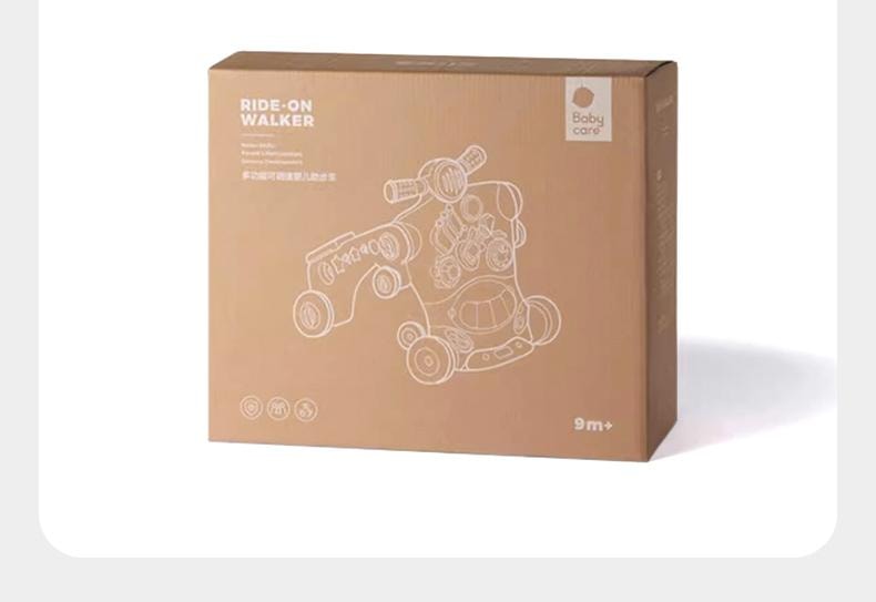 Baby Multifunctional Walker Stroller Rose red Infant & Toddler Learning Walker