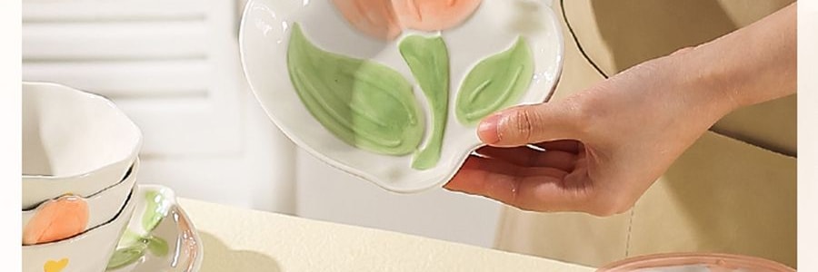 川島屋 小清新餐具 雙耳碗 7''